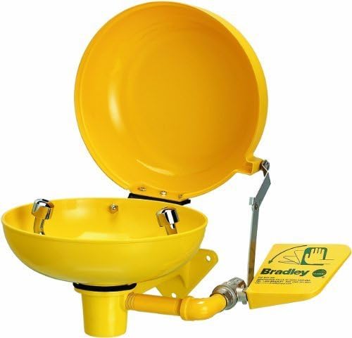 Bradley S45-1964 ABS Plastic Safety Retrofit Dust Cover with Bowl, 10-3/8" Diameter x 3-1/2" Height by Bradley Fixtures Corporation