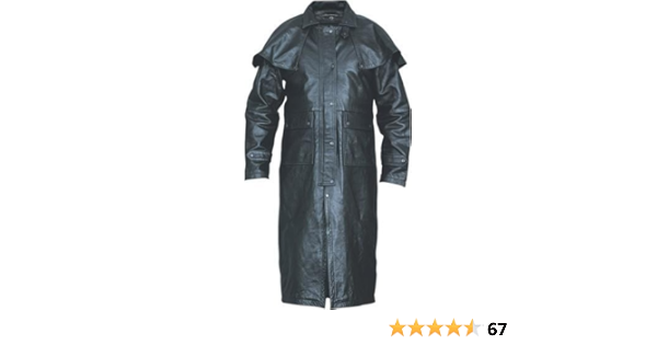 leather duster with mantle