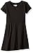 Limited Too Girls' Little Skater Dress, Black, 5/6
