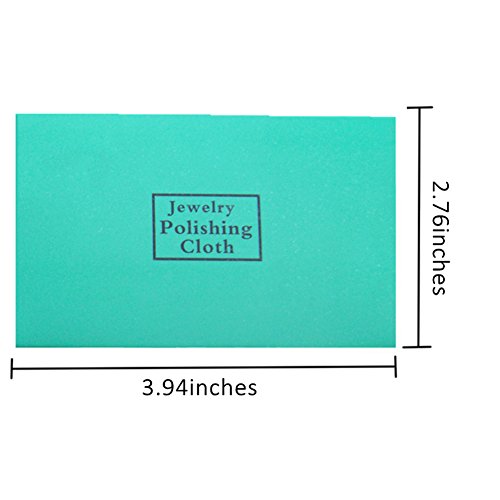 Polishing Cloth for Sterling Silver Gold Platinum Brass and Copper, kockuu 30 Pack Jewelry Cleaning Cloth, Individually Packed in Premium Card - Pack of 30