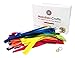 Mandala Crafts 100 PCs Nylon Zippers for Sewing Assorted 7 Inch - Colorful Zippers Replacement Sewing Supplies in Bulk for Tailor, Clothing Repair, and DIY Projects