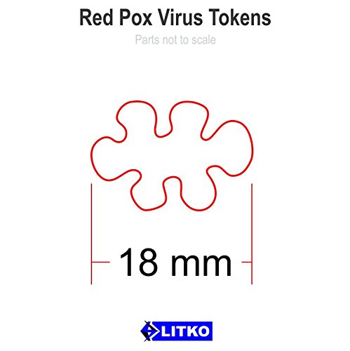 Red Pox Virus Tokens (12)