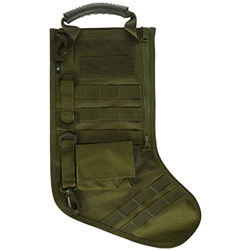 RUCKUP RUXMTSG Tactical Christmas Stocking, OD Green, Full,