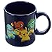 Pokémon Original Generation One Starters Coffee Mug | Pikachu, Charmander, Bulbasaur, & Squirtle | Ceramic Build