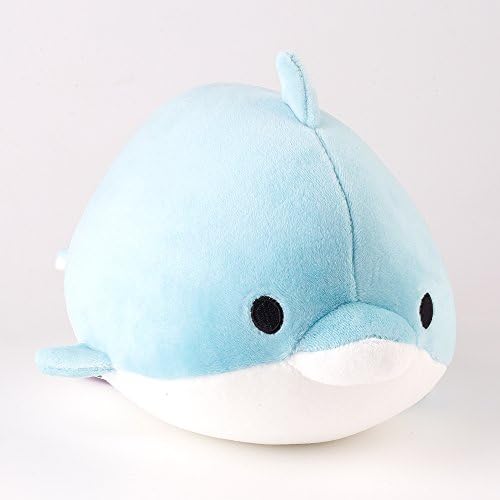 Cute Stuffed Animals, Stuffed Dolphin Plush Toy Kawaii Plush Cuddly Toy Soft and Cute, Gifts for Kids Children, 8 Inch, 1 Piece, Blue