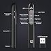 KRONIUM Wireless Presenter with Laser Pointer, Presentation Remote Presentation Clicker, Laser Pointer 2.4GHz USB Powerpoint PPT Clicker Flip Pen for Office Teacher,Support Hyperlink (Black)