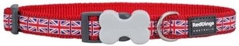 Red Dingo Union Jack XS Dog Collar
