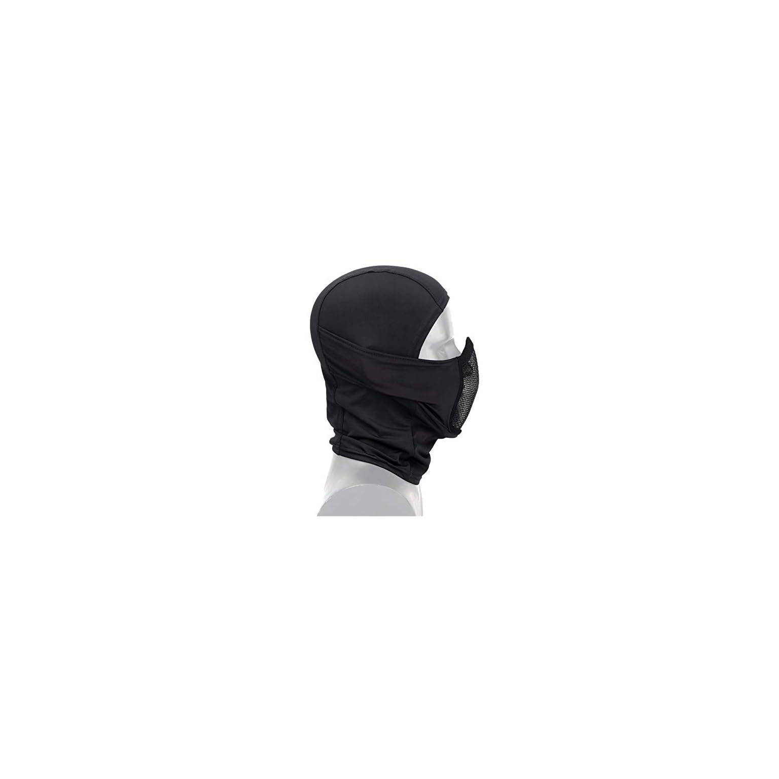 WoSporT Tactical Balaclava Mesh Mask Airsoft Paintball Mask with Full