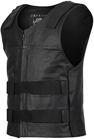 Bullet Proof Style Leather Vest 3XL