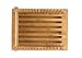 Toughard Bamboo Compact Foldable Bread Slicer Cutting Guide with Crumb Catcher Tray for Homemade Bread, Loaf Cakes & Bagels, 3 Thickness Slices Adjustable (New Version)