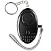 Personal Alarm, IEKA 140 DB Emergency Safety key Chain Siren, Self-Defense Security Safe Sound Alarm with Mini LED Flashlight Best for Kids, Women, Elderly and Night Workers( Black )