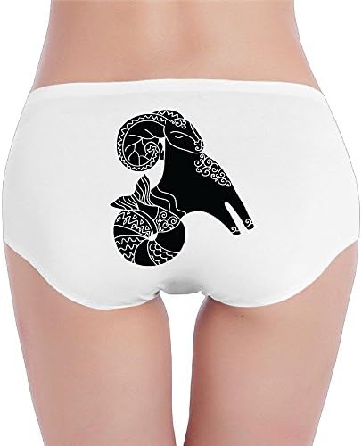 TIA HICKS Capricorn Constellation Zodiac Black Friend Women's Panties Hipsters Underwear Briefs Pajamas Trousers