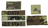 Custom OCP Name Tape / Rank Package - U.S. Army Scorpion - E4-SPC