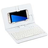 Aobiny Wired Keyboard Flip Holster Cell Phone Case