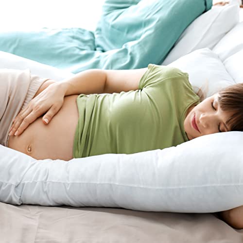 Pregnancy Pillow, Full Body Maternity Pillow with Contoured UShape by