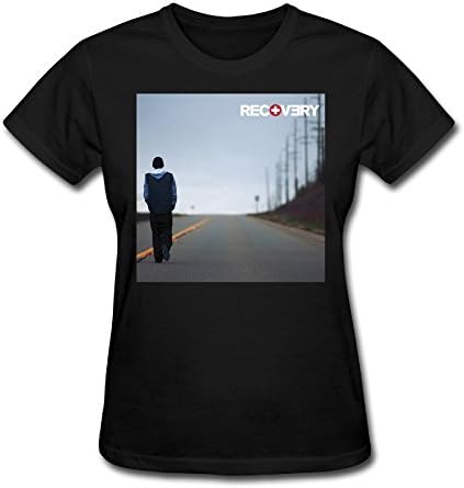 Guiwan Women's Recovery Eminem Album Art T-shirt Apparel