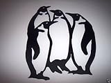 Family of Penguins Home Decor Metal Wall Art