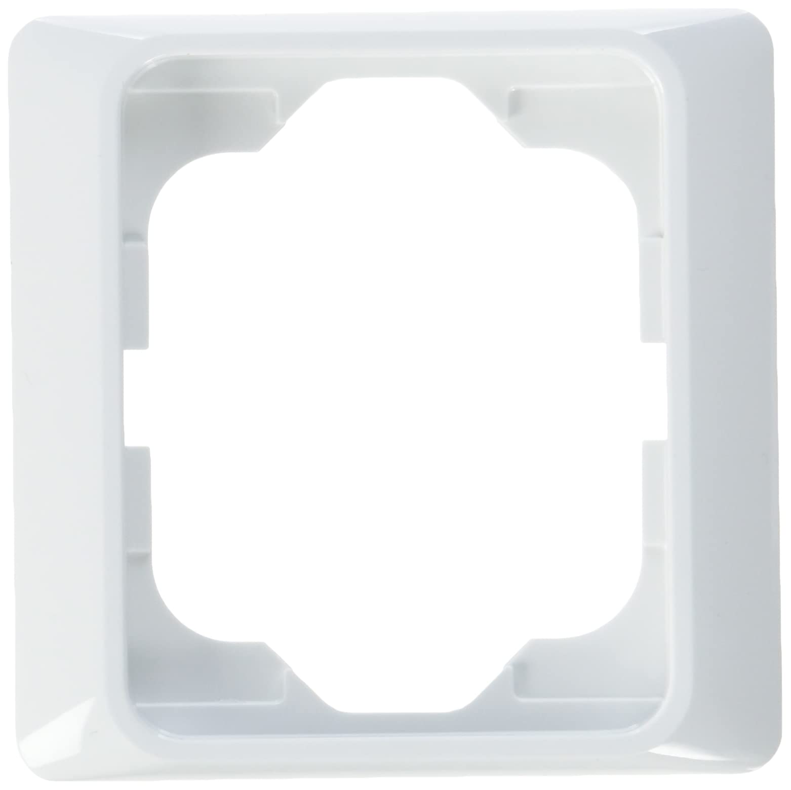 Busch-Jaeger 1721KA-24G Frame 1gang alpha exclusive alabaster/studio white Wall Plate Faceplate