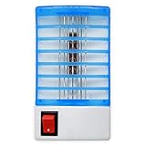 Bug Zapper Night Lamp - LED Gnat Trap - Electric Plug-In Mosquito Killer Lamp - Indoor  Portable Mosquito Zapper Light - Electronic Insect Killer Gnat Insect Repellent Device - Small Fruit Fly Catcher