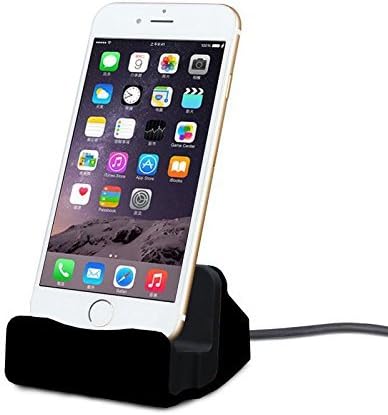 IOS Charger Charging Docking Desktop Stand Station Cradle Sync Dock for iPhone x 8 8 plus 7 7s 6 6S Plus 5S 5 SE 5C 5se Black