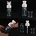 Segbeauty 2oz Spray Bottle for Travel, 3Pcs 60ml Fine Mist Hairspray Bottle for Essential Oils, Empty Airless Makeup Face Spray Bottle Clear Refillable Travel Containers for Cosmetic Skincare Perfume