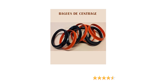 ADNAuto - Lote de 4 anillos de centrado para Audi, Seat, Skoda o VW (ext 60,1 - int 57,1)