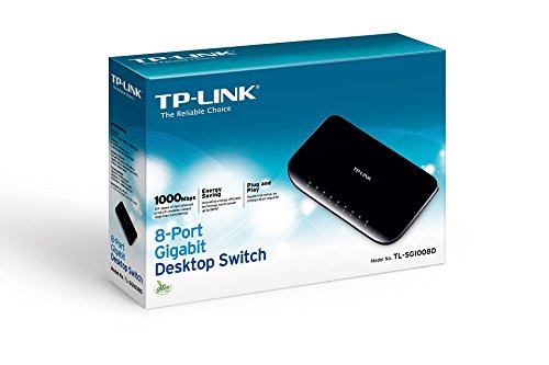 TP-Link 8-Port Gigabit Ethernet Plastic Desktop Switch (TL-SG1008D)
