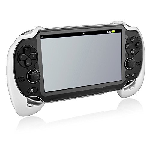 New Grips Hand Grip Compatible Durable Joypad Plastic Flexible Hand Grip Compatible with for PS Vita PSVita Playstation Vita 1000 (PCH-1000) White