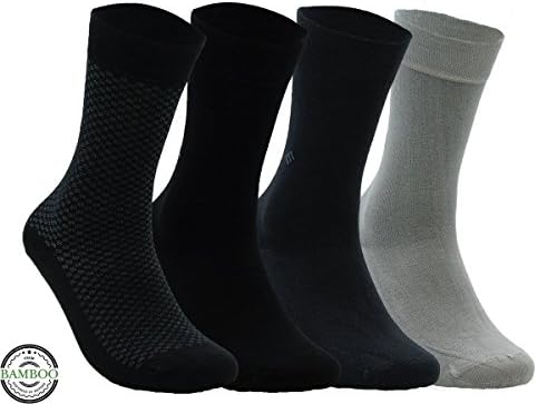 BAMBOO SOCKS - Soft Touch, Seamless, Antibacterial Anti-Sweat Organic Natural Bamboo Fiber for Men & Women by Silken Socks