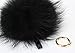 vogueearth Real Large Fur Ball Pompoms Mobile Strap Keychain Bag Purse Charm