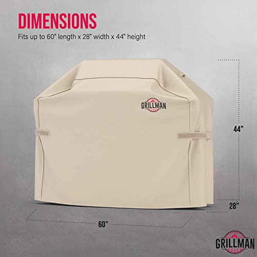Grillman Premium Grill Cover for Outdoor Grill, BBQ Grill Cover, Rip
