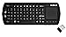 FAVI FE02 Wireless USB Backlit Mini Keyboard - Built-In Full Qwerty Keyboard, Touchpad Mouse & Laser Pointer - Rechargeable Battery - Black (FE02RF-BL)