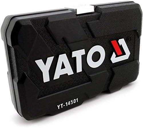 YATO YT-14501 - Socket Set 1/4 "56pcs, Silver, Variety Pack - Image 3
