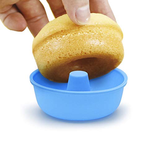 LetGoShop Silicone Molds for Muffin, Reusable Cupcake Liners Donut Pans,Non-stick Baking Cups 6 Shapes,Heart, Stars, Flower, Round, Pumpkin, Spiral 24pcs colorful