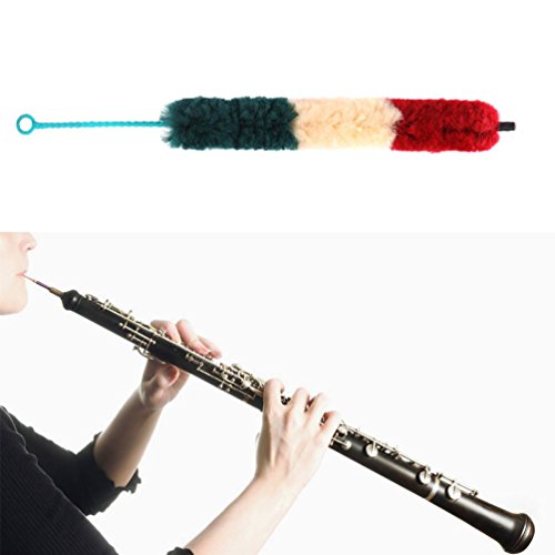 ALLCACA Clarinet Cleaning Brush Soft Clarinet Cleaner Practical Clarinet Pad Saver - Thumbnail 3