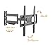 Mount Plus MP-LPA36-443W Outdoor Full Motion Swivel Weatherproof Tilt TV Wall Mount for Most 32”~70” TVs Perfect Solution for Outdoor TV (Max VESA 400x400)