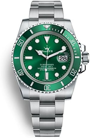 Luxury High End Swiss REP v9 Crown Iconic SUB Date ETA 2836 Automatic Watch Sapphire 904L Stainless Steel Ceramic Bezel