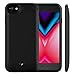 iPhone 6 Plus / 6s Plus Battery Case, MAXBEAR 8000mAh Extended Rechargeable Backup Charging Case Protective Power Bank with Kickstand for iPhone 6 Plus / 6s Plus (5.5 inch)-Black [NOT Fit iPhone 6]