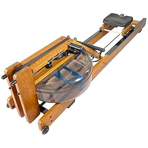 Home Rowing Machine Fitness Cardio Workout Adjustable Resistance Rowing Machine LCD Display Rower And Gym Adjustable Footrest – Wood Color Perfect