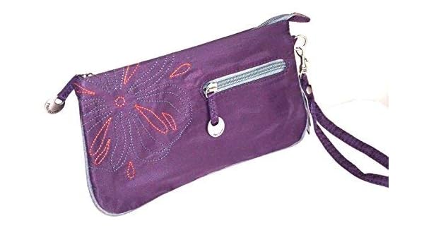 plum clutch purse