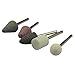 5pcs Mounted Stone Point Abrasive Grinding Wheels Bit Set for Dremel Rotary Tools
