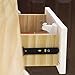 Magnetic Cabinet & Drawers Locks - 8 Locks + 2 Keys, 2 Installation Options: 3M Adhesive OR Screws
