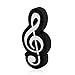 CHUYI Novelty and Cute Music Note Shape Design 8GB USB 2.0 Flash Drive Pen Drive Memory Stick Storage Cool Thumb Drive U Disk Gift (Black-1 Pack)