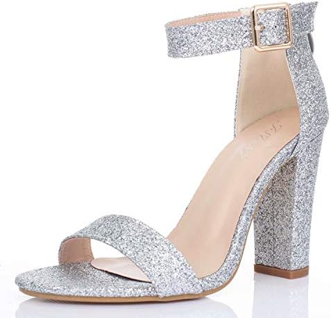 extra wide silver shoes