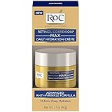 RoC Retinol Correxion Max Daily Hydration Anti-Aging Crème for 24-Hour Deep Hydration, Advanced Anti-Wrinkle Moisturizer Made with Retinol &amp; Hyaluronic Acid, 1.7 oz