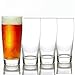 Taylor'd Milestones Premium Beer Glasses - 16 oz Stackable Set of 4, Heavy Base for Stability and Freshness, Durable Glassware for Everyday Use & Home Bars.