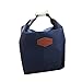 YJYdada Waterproof Thermal Cooler Insulated Lunch Box Portable Tote Storage Picnic Bags (Navy)