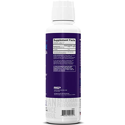 RSP Liquid LCarnitine 3000 Natural Weight Management and Metabolism Booster, Stimulant Free L