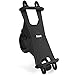 Fnova Bike Phone Mount, Silicone Adjustable Bicycle Phone Holder, Universal Cradle for Any Smartphone with 4.7-6 Inch Screens and All Bicycle Handlebars, Attach and Detach in Seconds (Black 2)