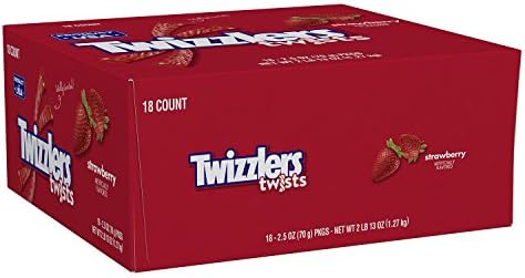 TWIZZLER STRAWBERRY - 1CT. BOX/18